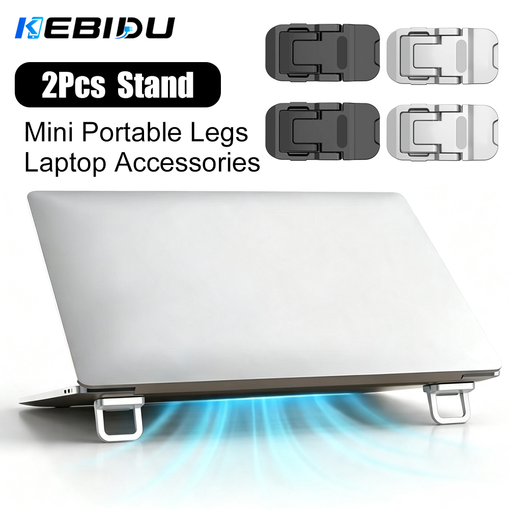 Laptop Stand Riser - KEBIDU 2 шт. мини-складная подставка для